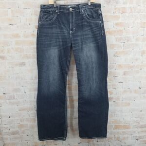 Buckle BKE Denim Tyler Bootcut Dark Wash Jeans Men's Size 38 x 34 (38L)